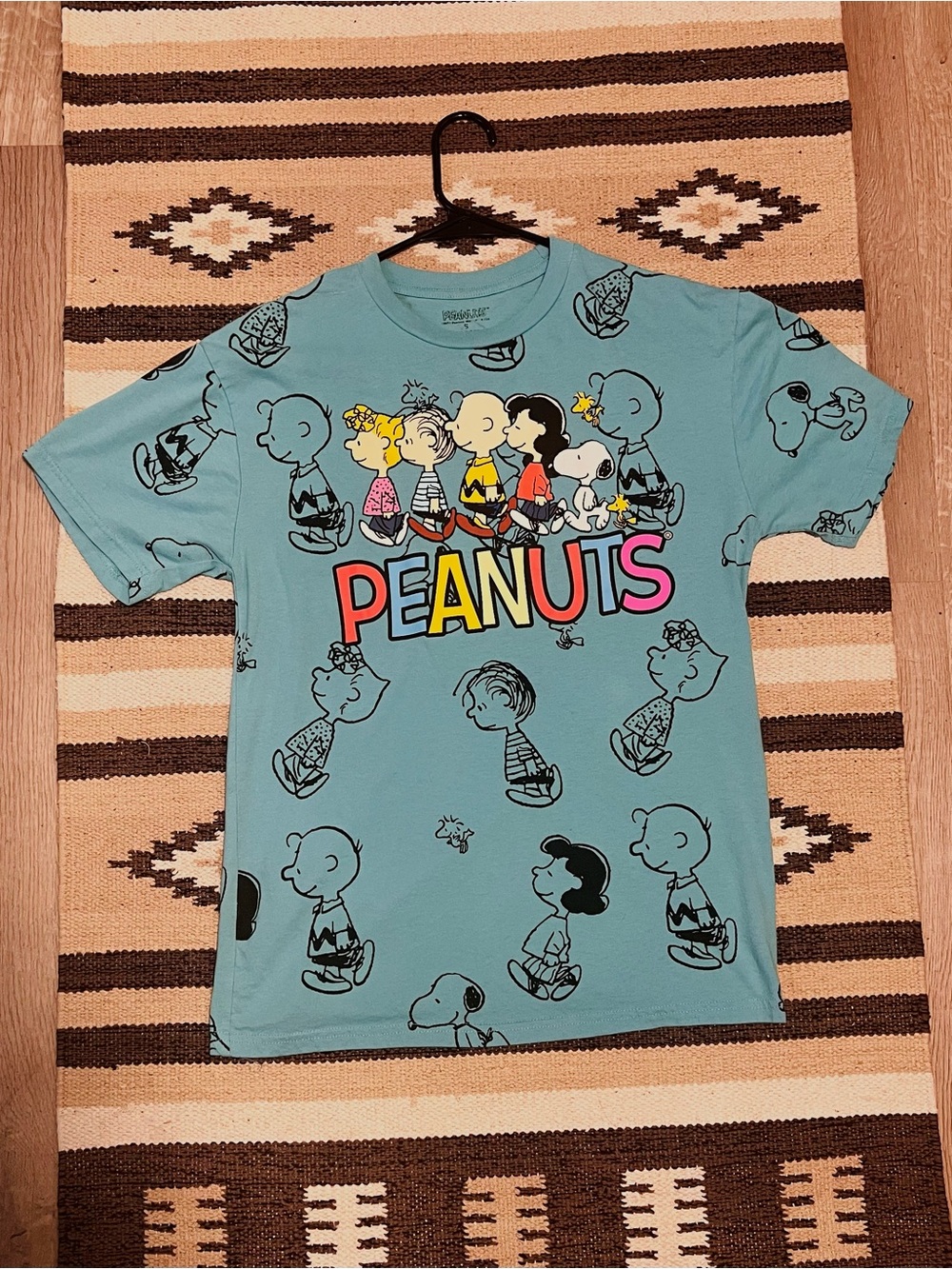 Peanuts Graphic Tee SMALL - Blue